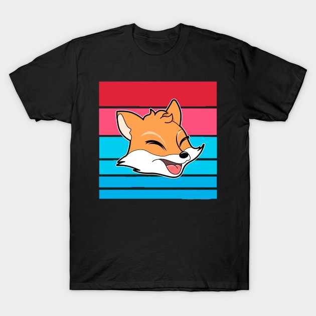 Cute Fox T-Shirt by Imutobi